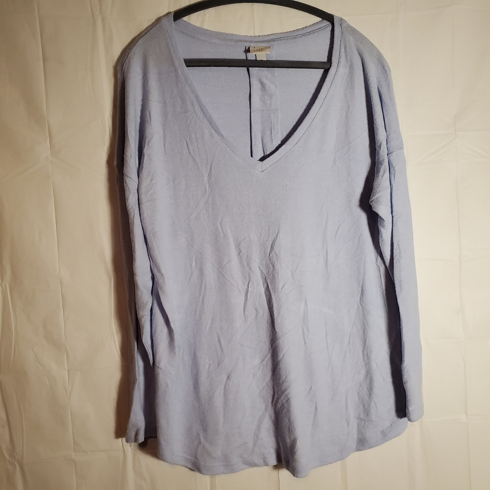 A new day light blue sweater